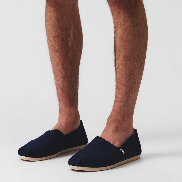 Toms Mens Alpargata Espadrilles In Navy