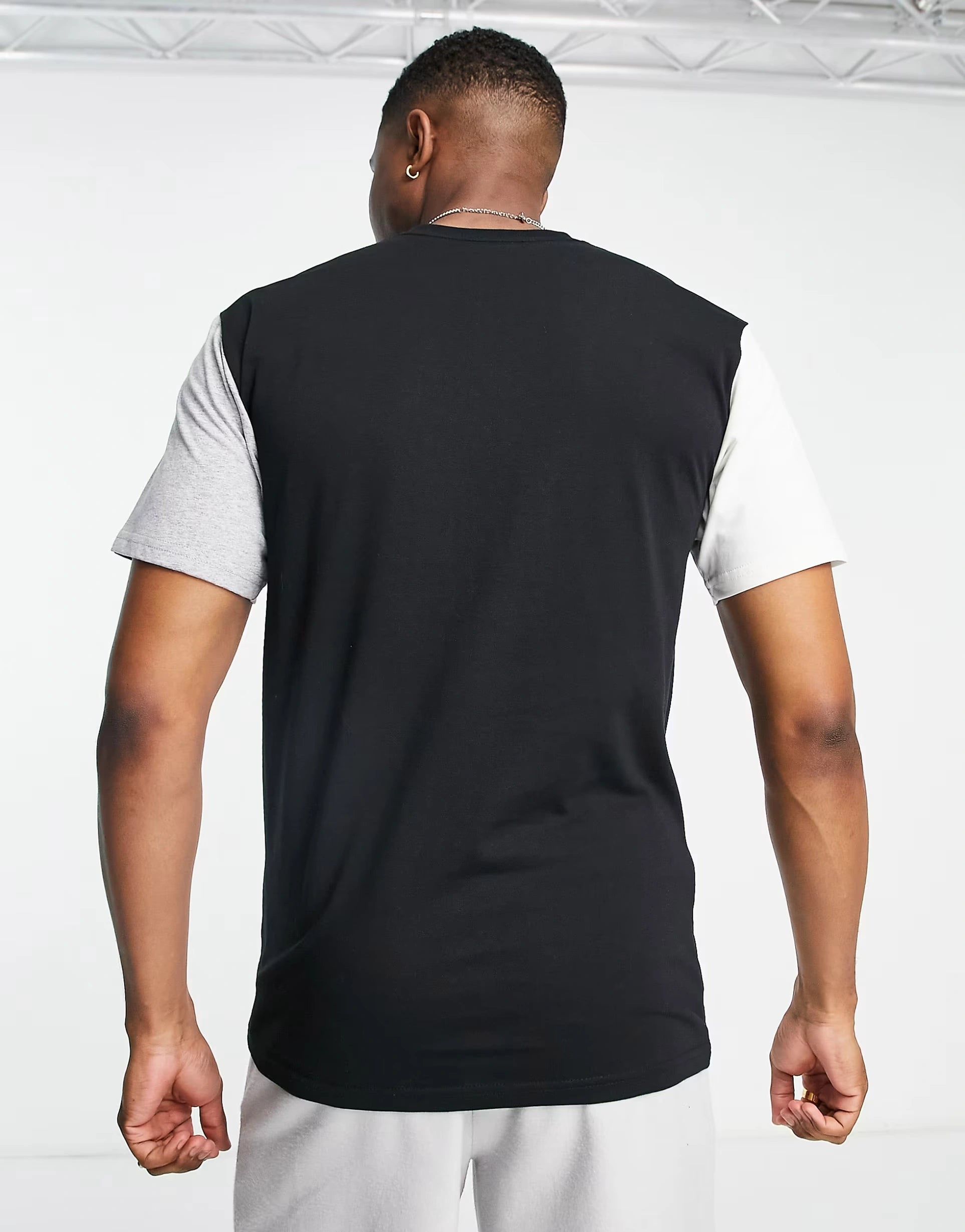 Mens Vans Opposite Short Sleeve T-Shirt in Black And White