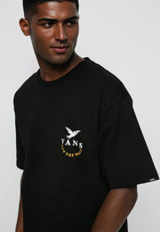 Vans Mens Otherside Back Print T-Shirt In Black