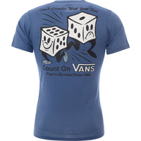 Vans Men's Navy Roll Em Back Print T-Shirt