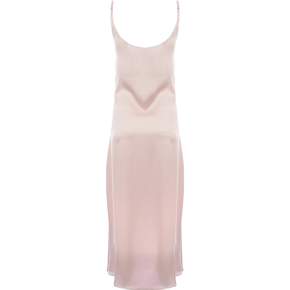 AX Paris Womens Champagne Satin Slip Dress