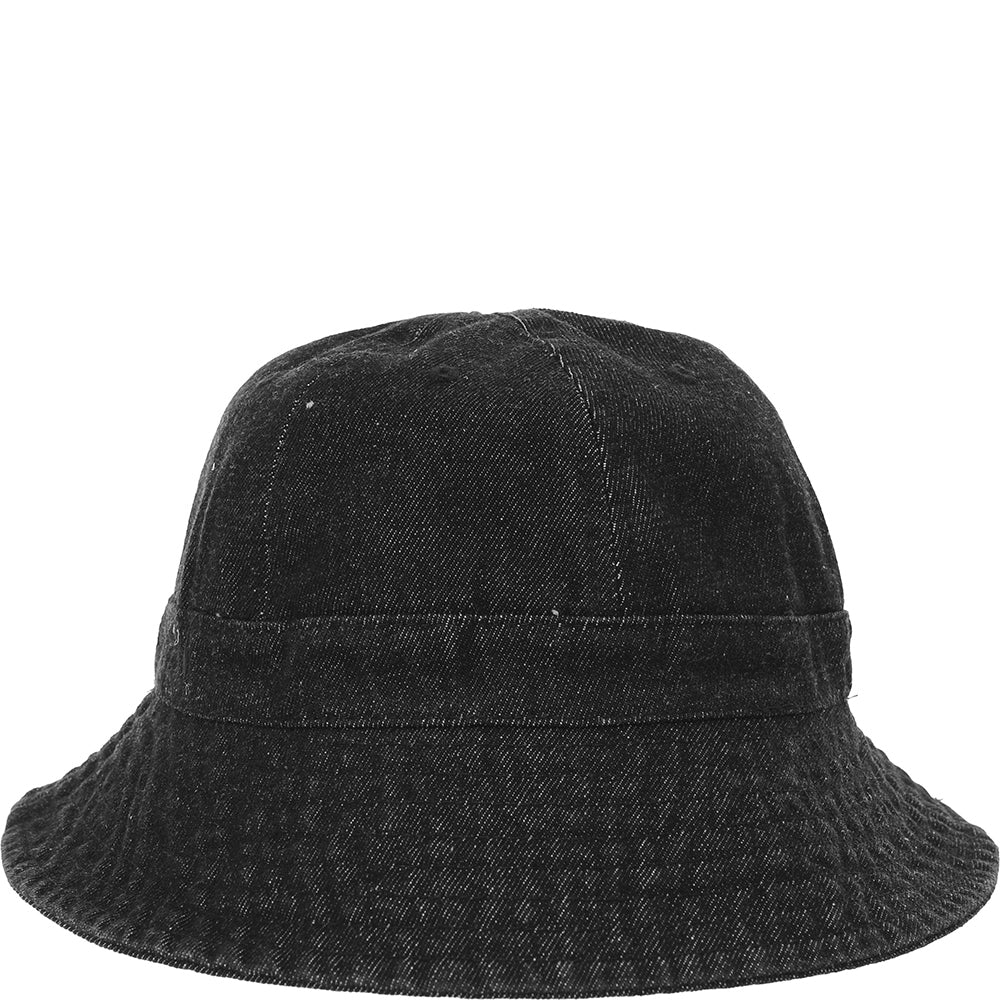 Vintage Supply Womens Black Bell Bucket Hat