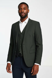 Bolongaro Trevor Mens Skinny Suit Jacket in Khaki