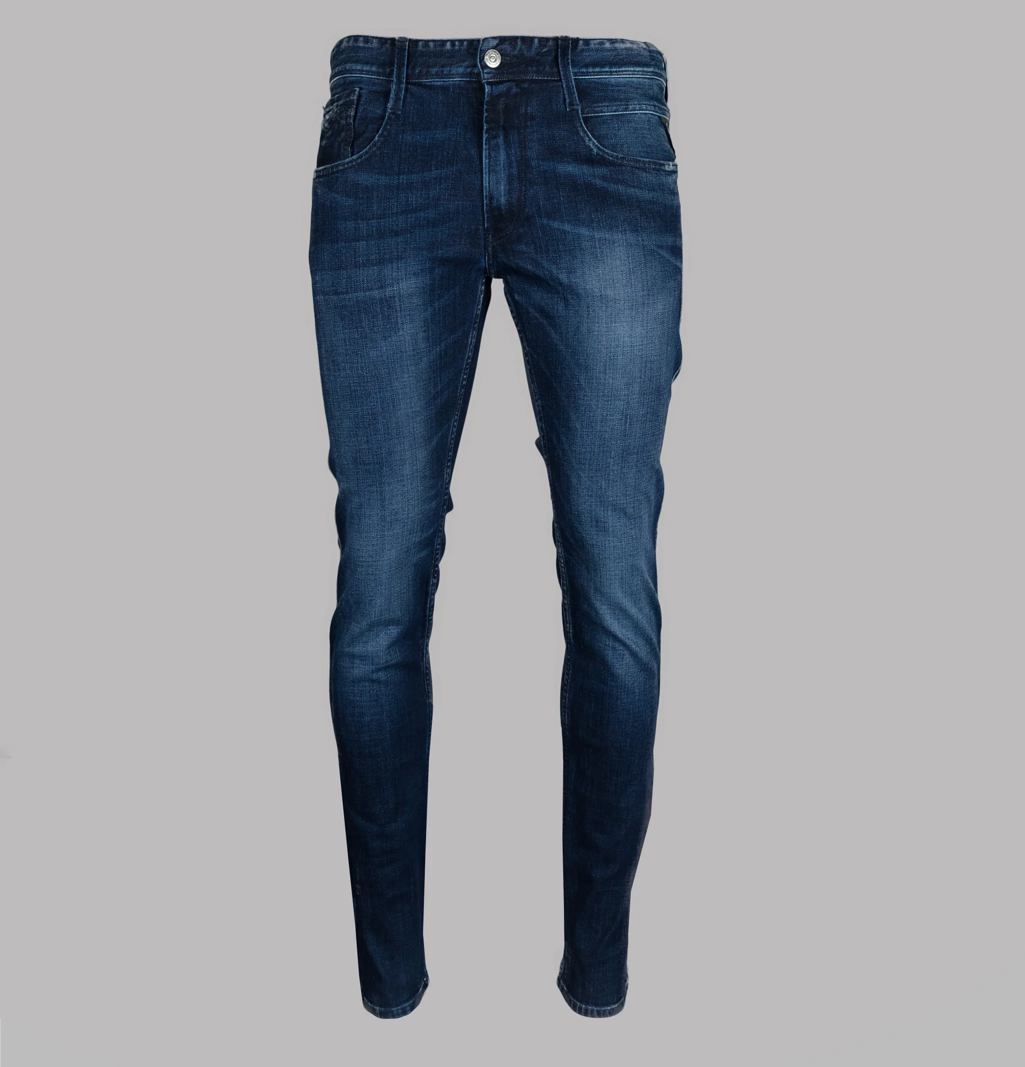 Mens Replay Anbass Slim Jeans in Dark Blue