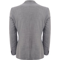 Bando Men's Grey Slim Suit Jacket