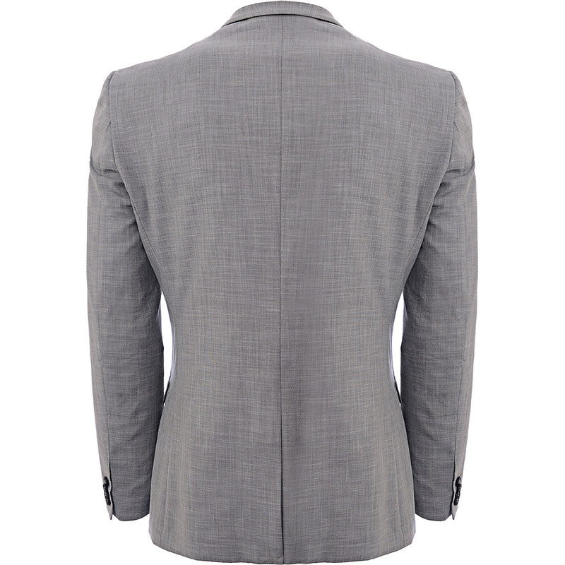 Bando Men's Grey Slim Suit Jacket