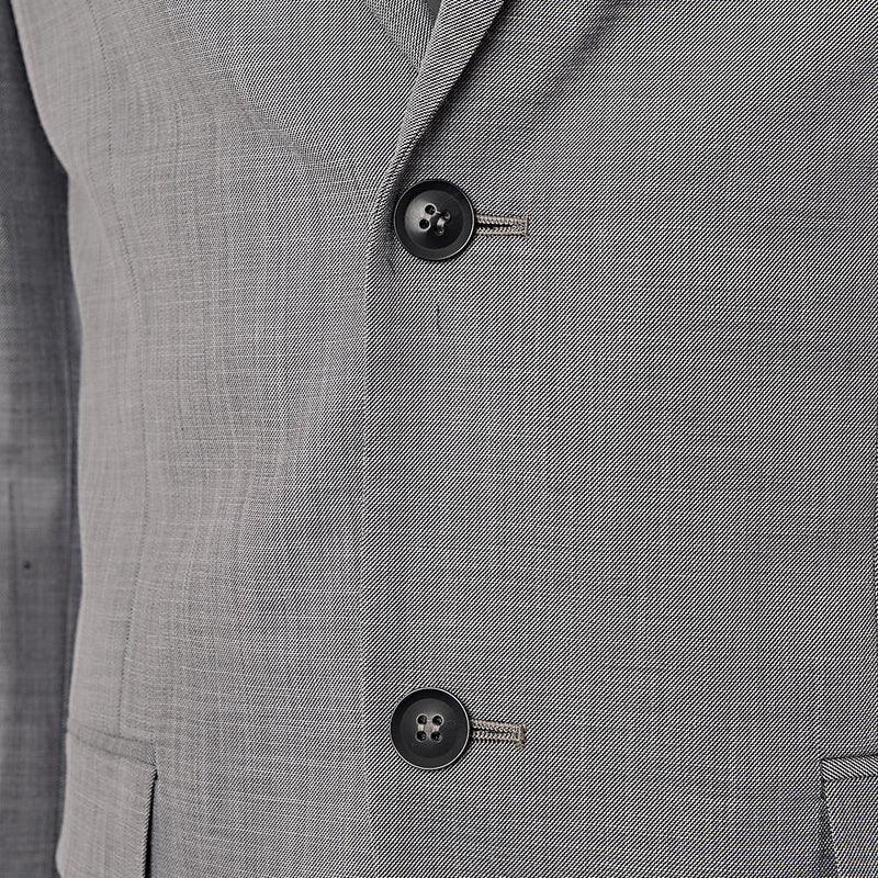 Bando Men's Grey Slim Suit Jacket