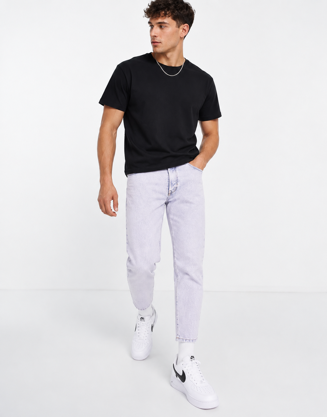 Topman Mens Relaxed Jeans In Pink Overdye