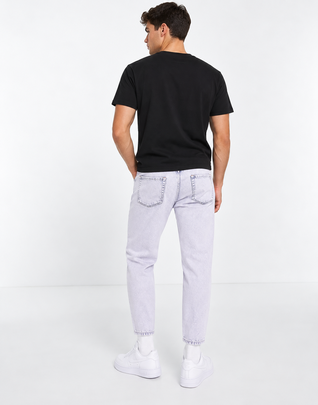 Topman Mens Relaxed Jeans In Pink Overdye