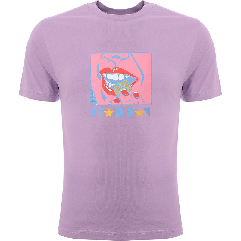 Stan Ray Mens Purple Peace T-Shirt