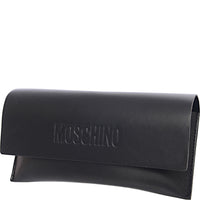 Moschino Womens Rectangle Stud Sunglasses in Black