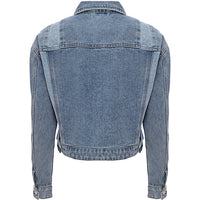 Morgan Women's Light Wash Blue Denim Jacket