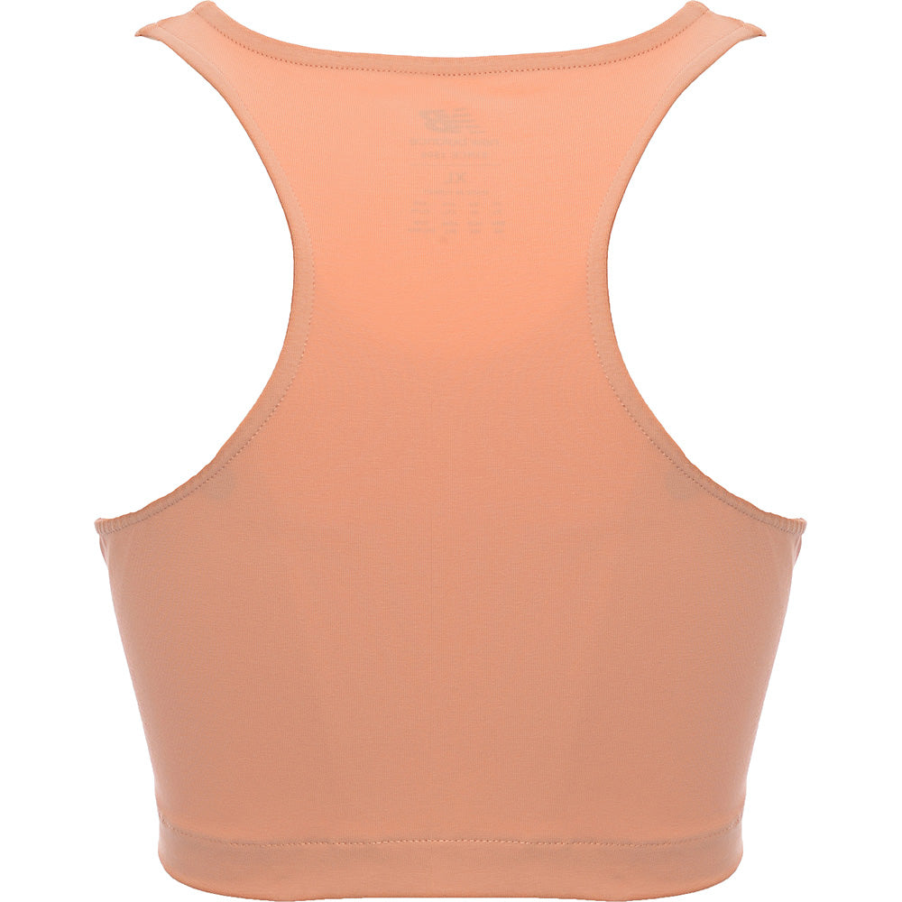 New Balance Womens Life in Balance Bralette in Dusty Coral