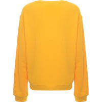 Love Moschino Womens Yellow Box Logo Sweatshirt