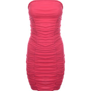 Rare London Women's Mesh Mini Dress with Gloves