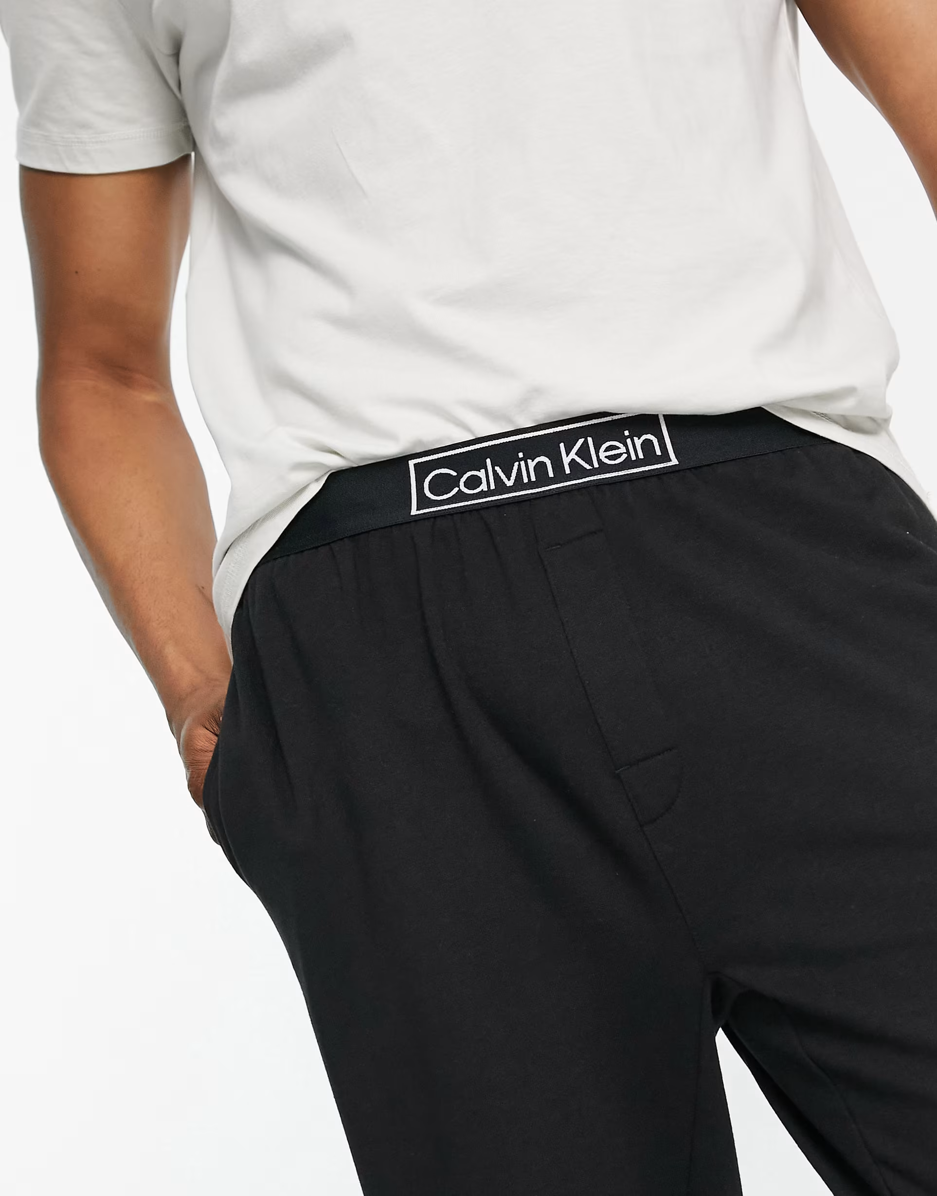 Calvin Klein Reimagined Lounge Joggers in Black Co-Ord