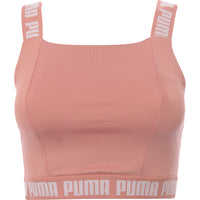 Womens Puma Pink Training Strong Square Neck Crop Top