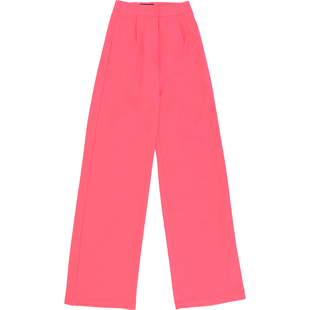 Missyempire Women's Hot Pink Wide Leg Trouser Co-ord