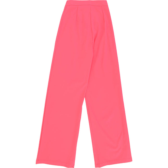 Missyempire Women's Hot Pink Wide Leg Trouser Co-ord