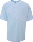 ellesse Mens Nylon Blocked T-Shirt with Logo in Blue