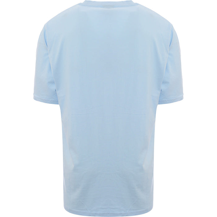 ellesse Mens Nylon Blocked T-Shirt with Logo in Blue