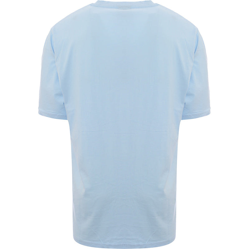 ellesse Mens Nylon Blocked T-Shirt with Logo in Blue