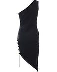 Band Of Stars Women's Premium One Shoulder Embellished Dress