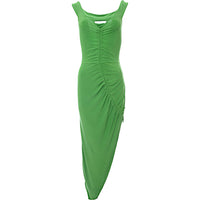 Jaded Rose Women's Green Bardot Maxi Dress