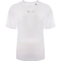 Calvin Klein Jeans Mens White Pride Capsule Logo Mesh T-Shirt