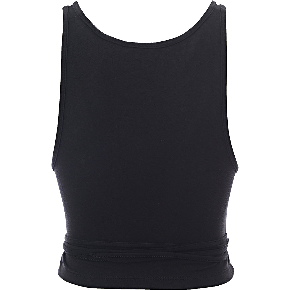 Calvin Klein Jeans Women&#39;s Black Waist Strap Tank Top