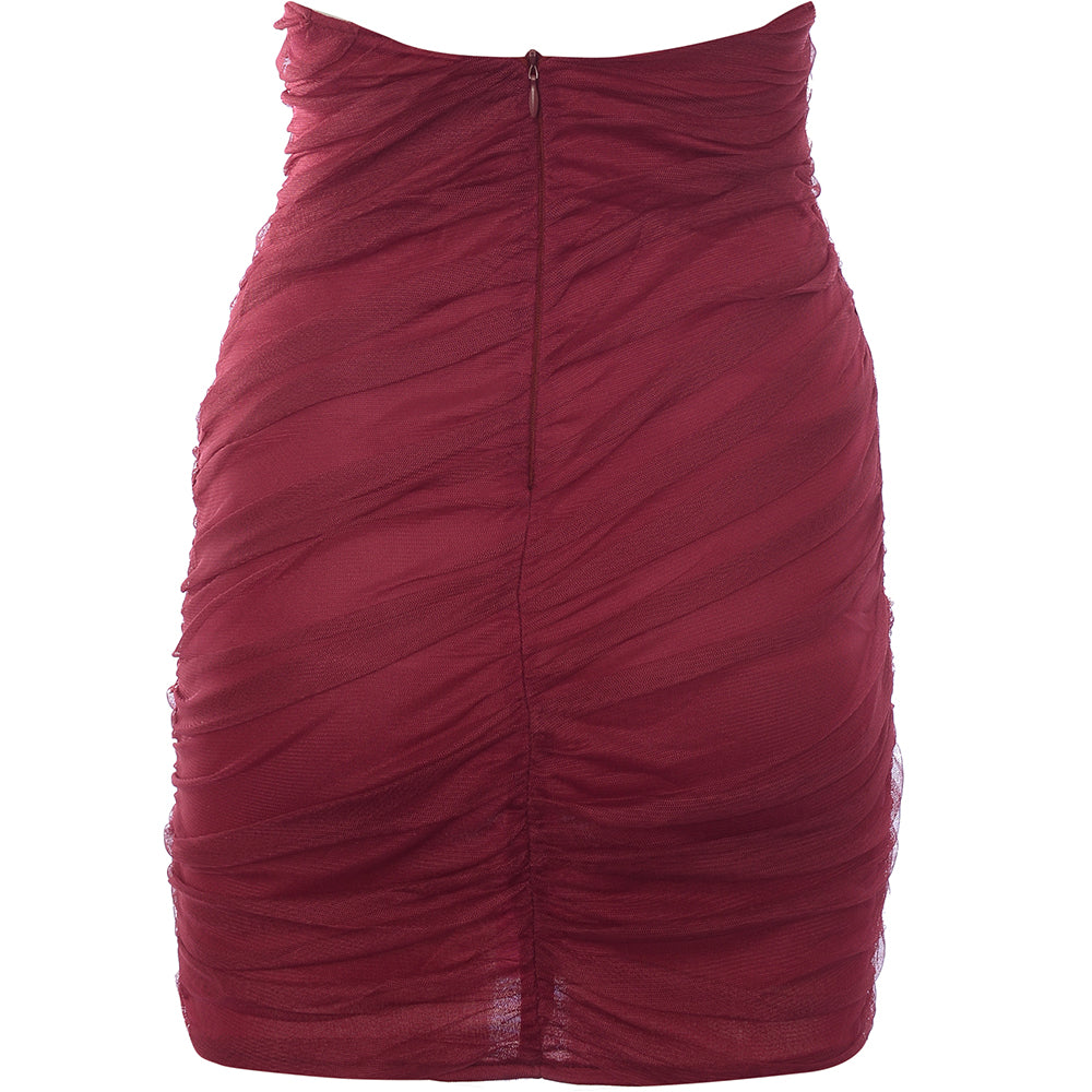Trendyol Women's Halterneck Ruched Mini Dress