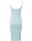 Puma Women's Blue Classics Ribbed Midi Dress