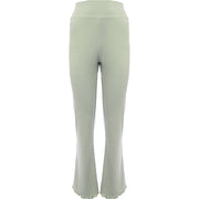 Puma Women's Pink Classics Ribbed Flare Trousers