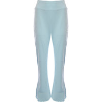 Puma Classics Womens Ribbed Flare Trousers in Baby Blue