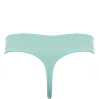 Weekday Womens Ava Thong Bikini Bottom In Aqua Blue