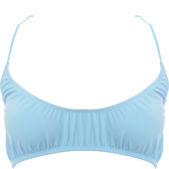 Weekday Women's Pale Blue Cloud Bikini Top