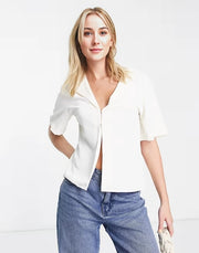 Abercrombie & Fitch Womens Shirt In White