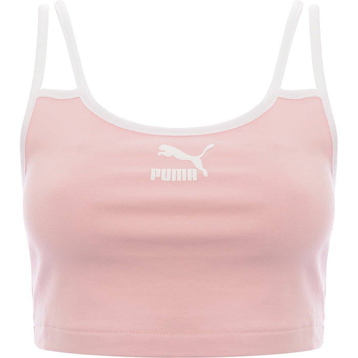 Puma Womens Tennis Club Bralette Top in Pink