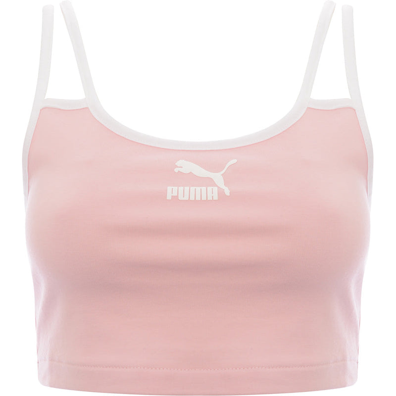 Puma Womens Tennis Club Bralette Top in Pink