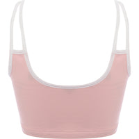 Puma Womens Tennis Club Bralette Top in Pink