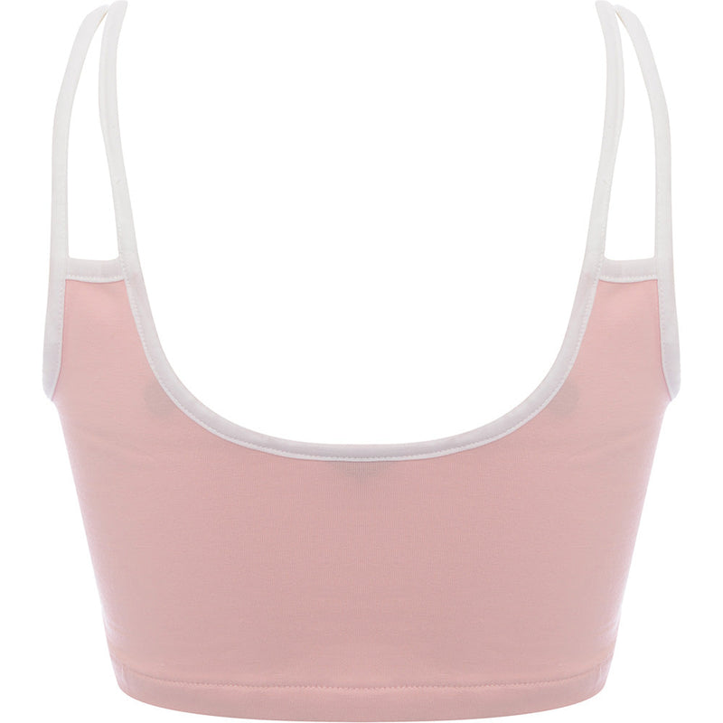 Puma Womens Tennis Club Bralette Top in Pink