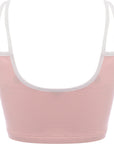 Puma Womens Tennis Club Bralette Top in Pink