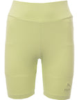 Puma Women's Green Classics Ribbed Legging Shorts