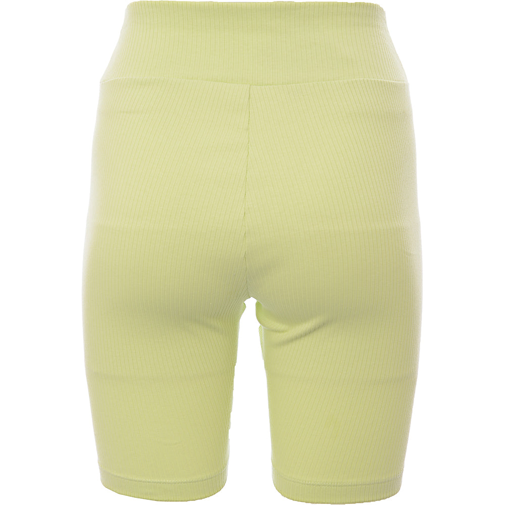 Puma Women's Green Classics Ribbed Legging Shorts