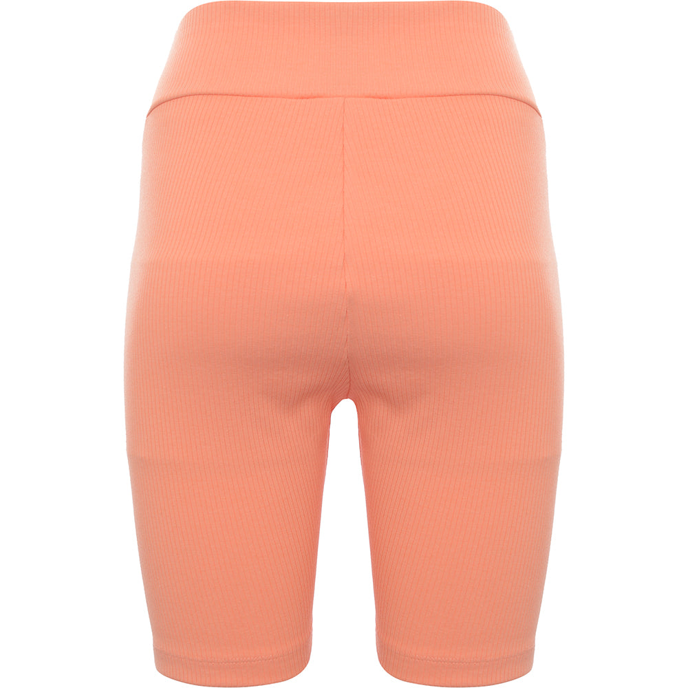 Puma Women&#39;s Peach Classics Ribbed Legging Shorts