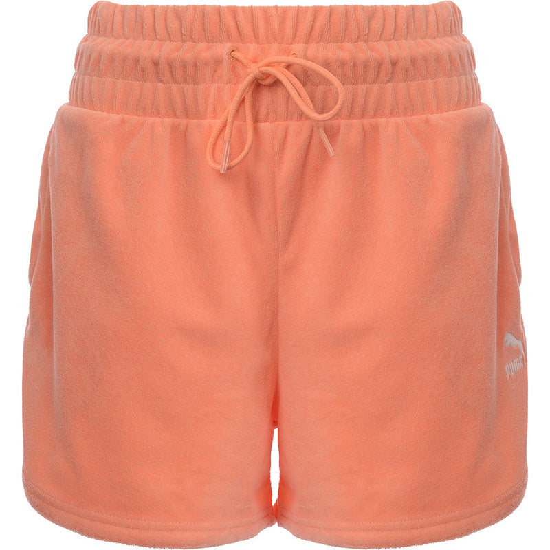 Puma Women's Peach Classics Towelling Shorts