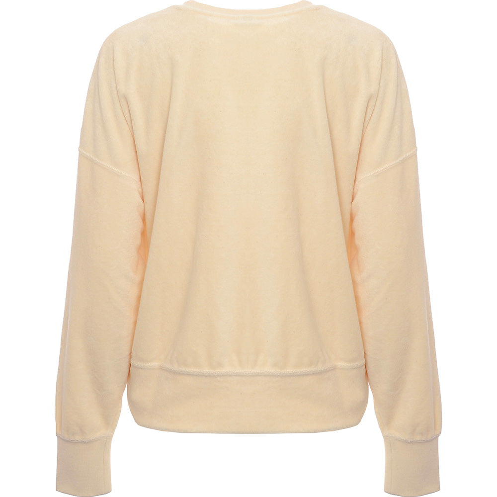 Puma Women's Off White Classics Towelling Sweatshirt