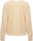 Puma Women's Off White Classics Towelling Sweatshirt