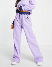 Womens Polo Ralph Lauren Collab Co-Ord Logo Joggers in Lavender