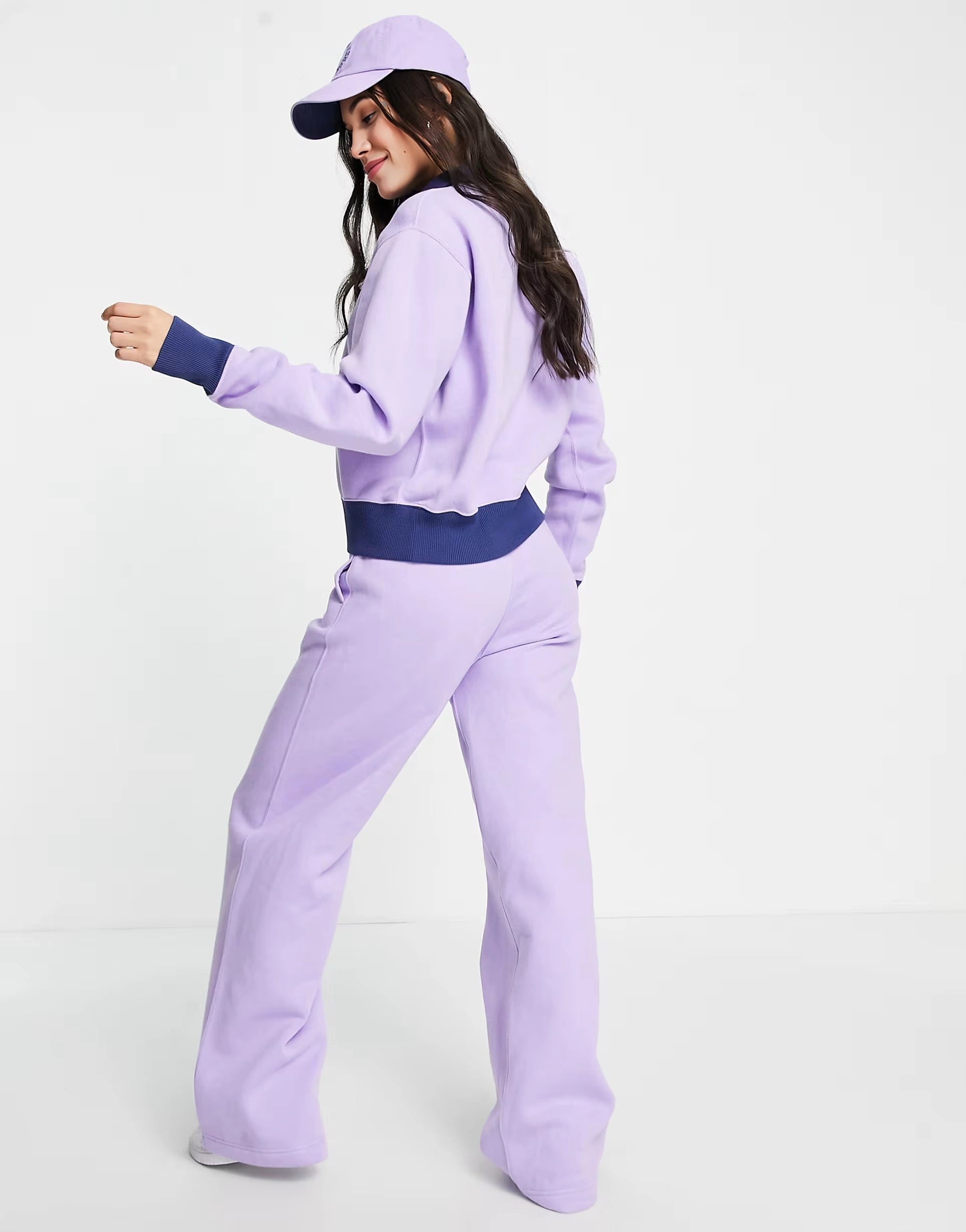 Womens Polo Ralph Lauren Collab Co-Ord Logo Joggers in Lavender